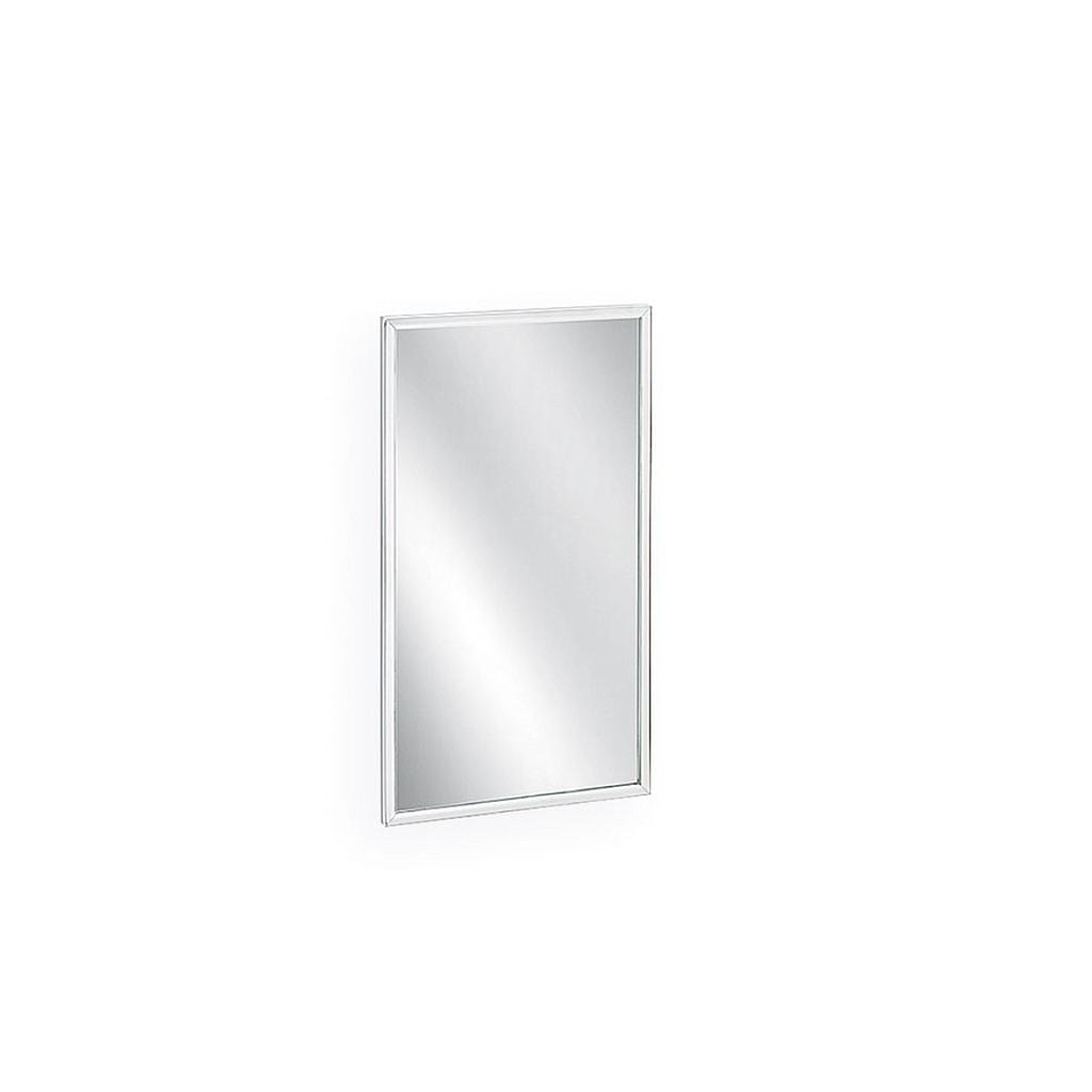 Commercial Restroom Mirror, Channel Frame, marca Bradex