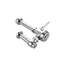 Fluxometro P/inodoro con descarga 1.6gpf/6.0lpf marca Watersino